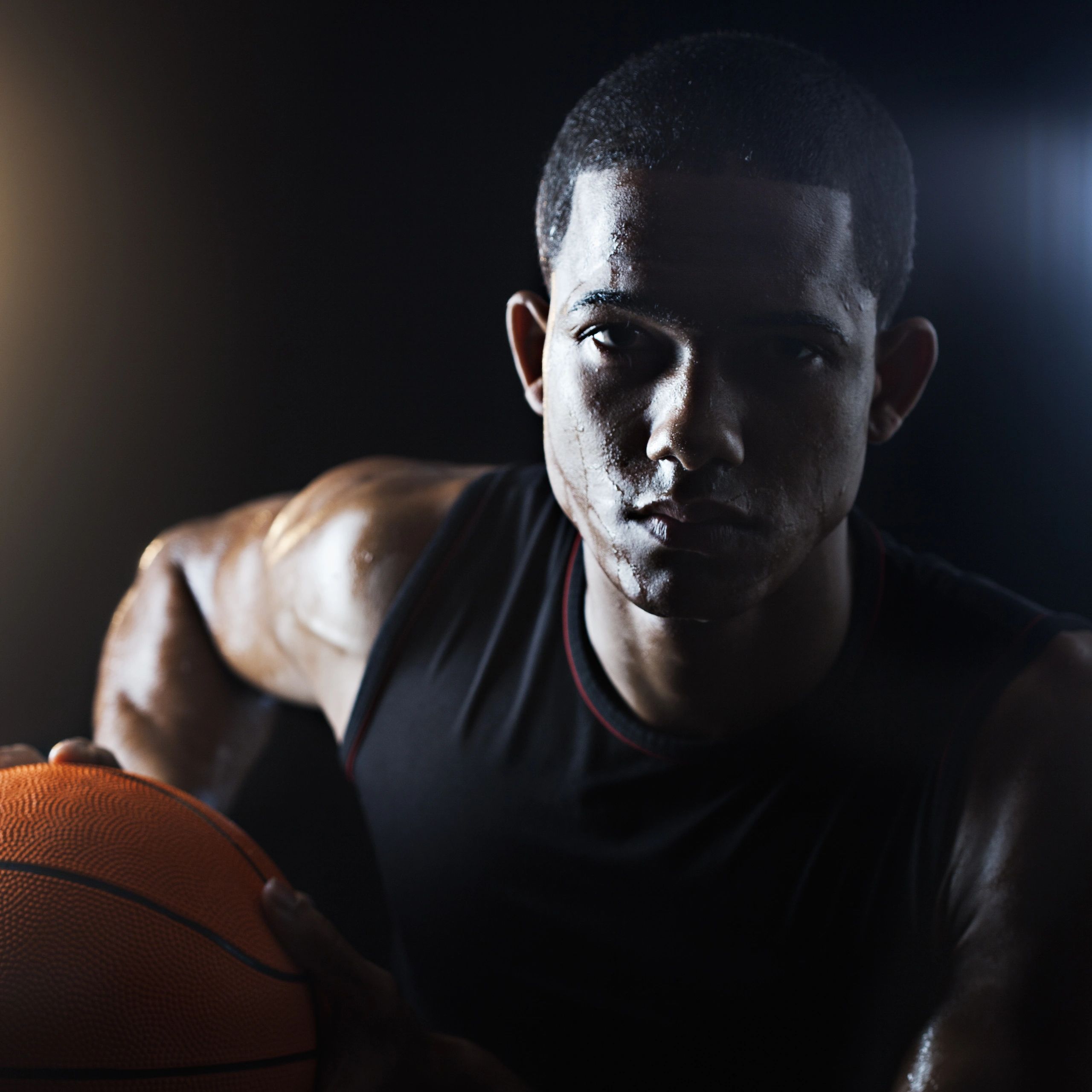 Portrait of a basketball player